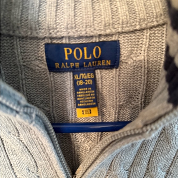 Polo Ralph Lauren Cable-Knit CottonQuarter-Zip
SweaterXL (18-20) Andover Heather - Picture 3 of 4